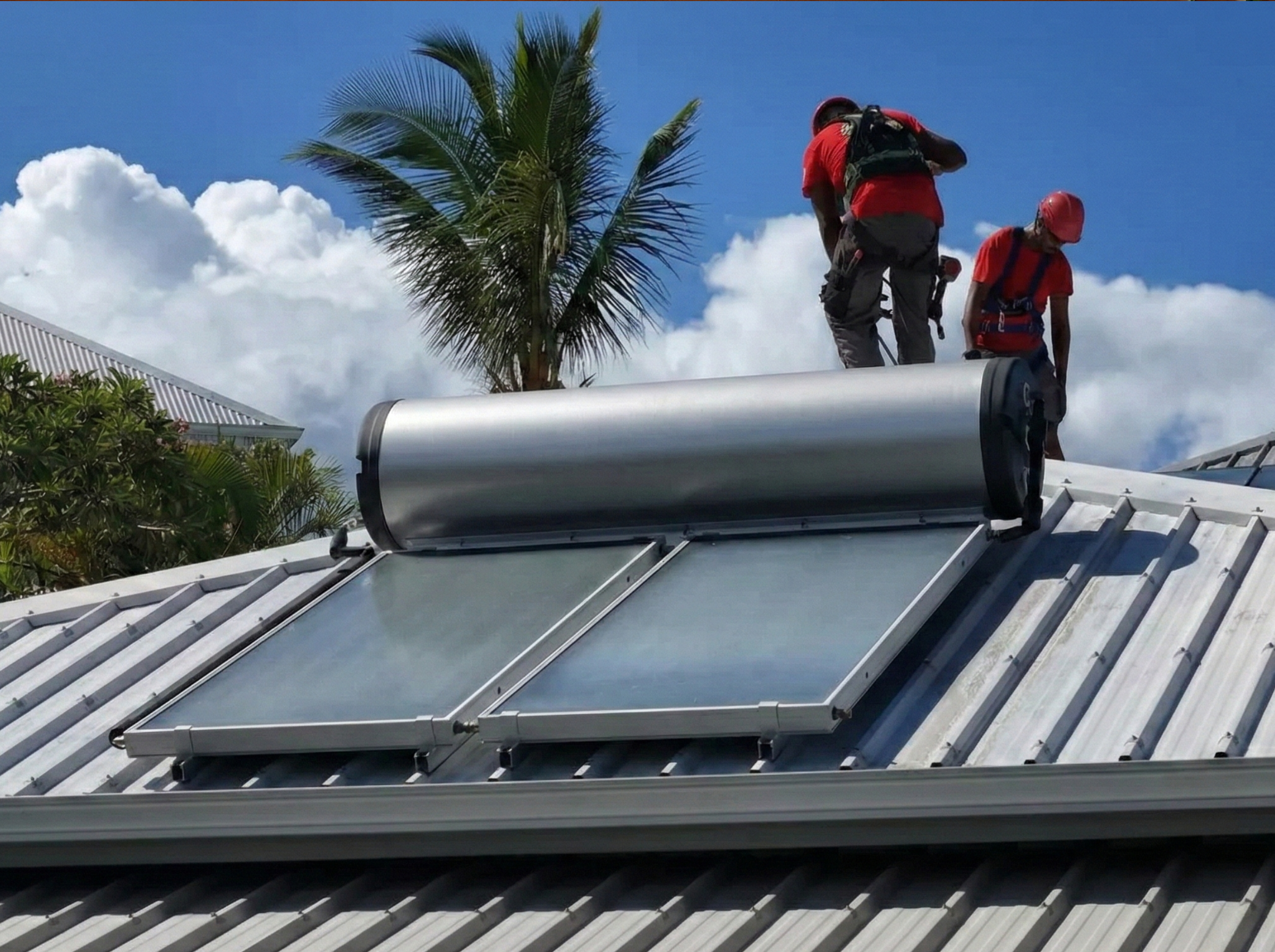 Design sans titre 29 Chauffe-eau solaire  réunion